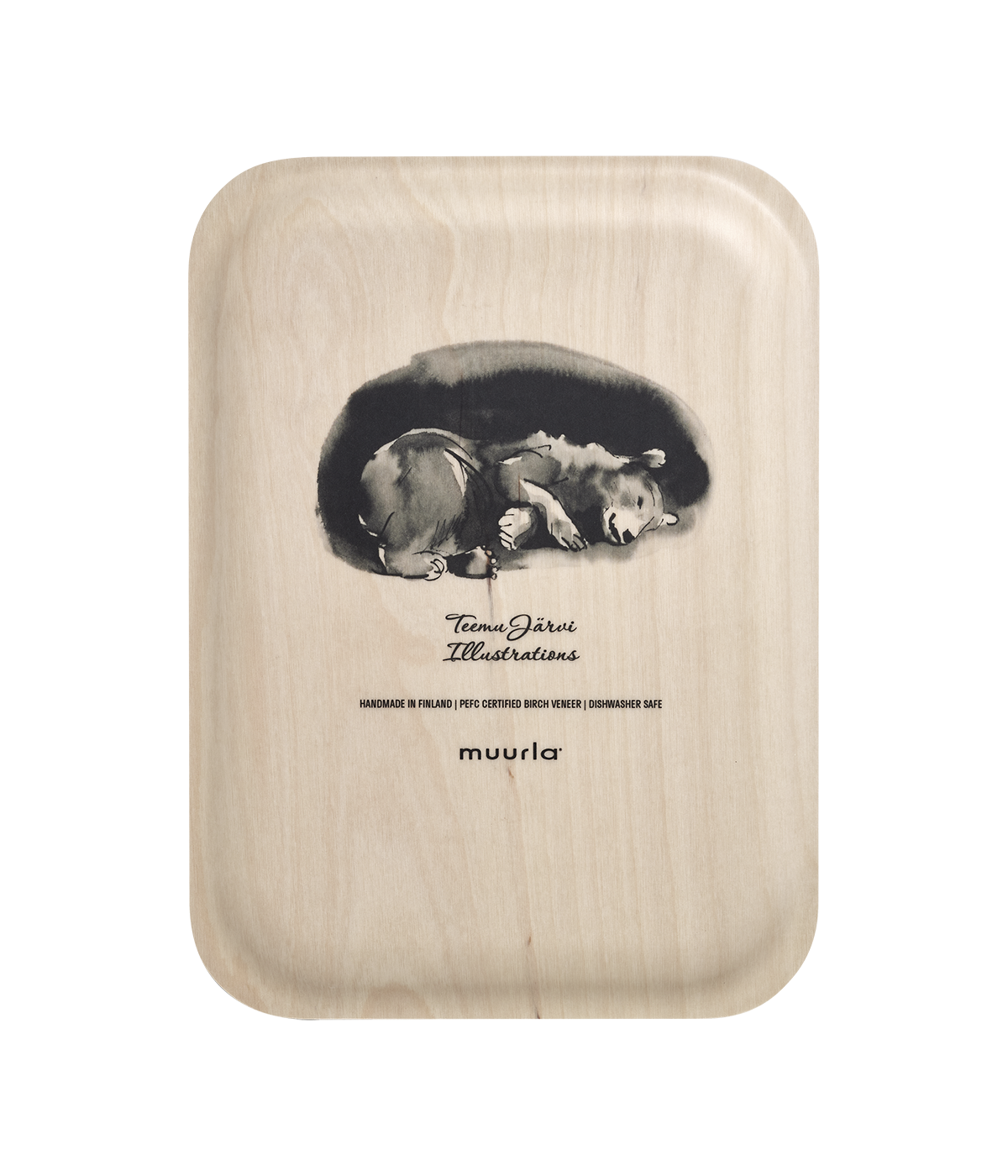 Teemu Järvi Serveringsbricka 27x20 cm, Bear