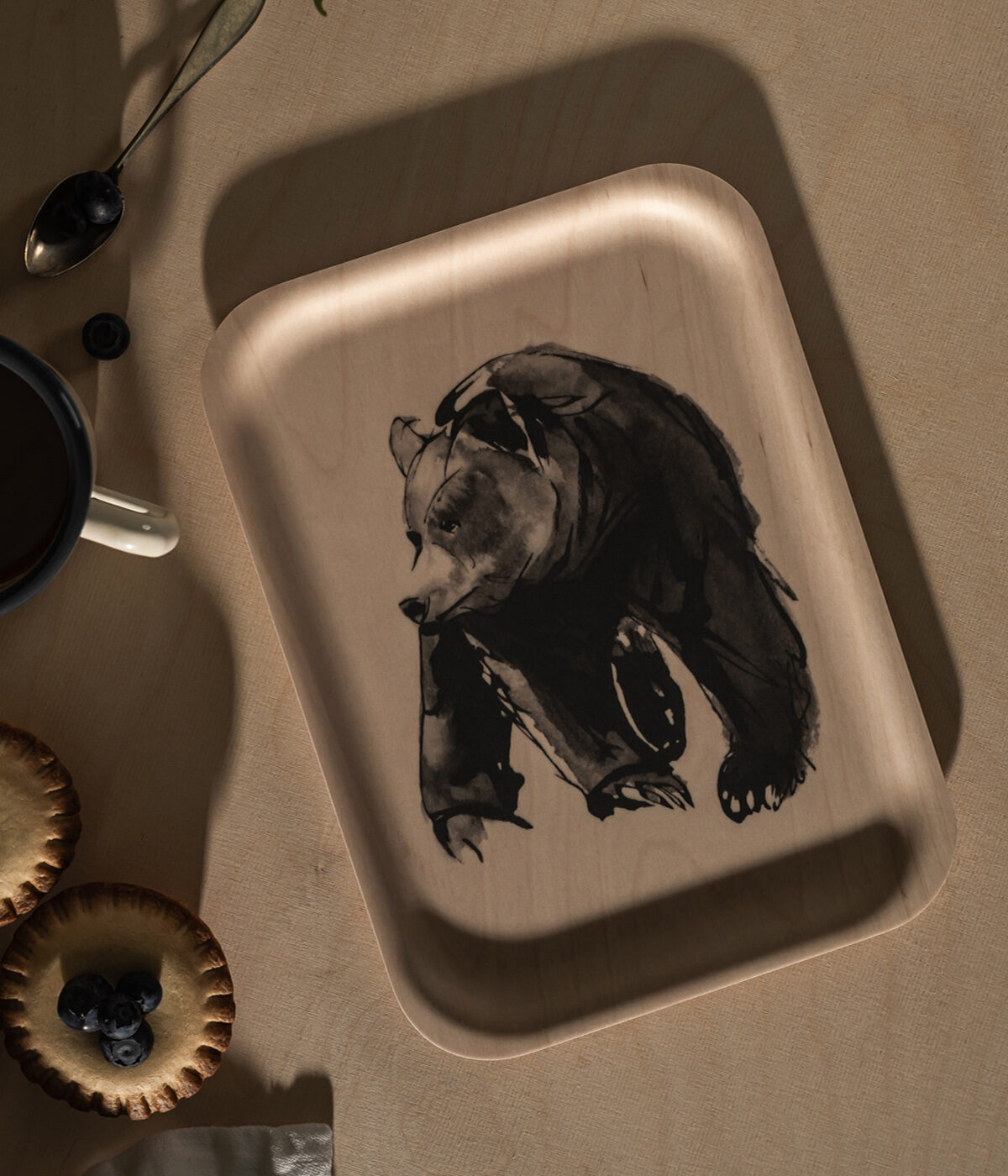 Teemu Järvi Serveringsbricka 27x20 cm, Bear