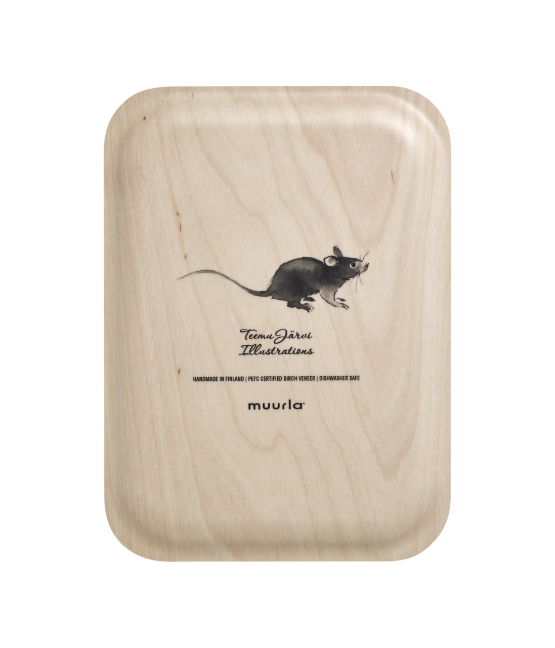 Teemu Järvi bricka 27x20 cm, Fox