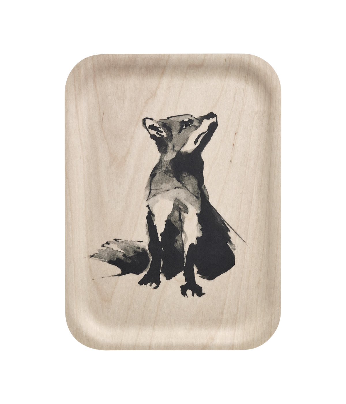 Teemu Järvi bricka 27x20 cm, Fox