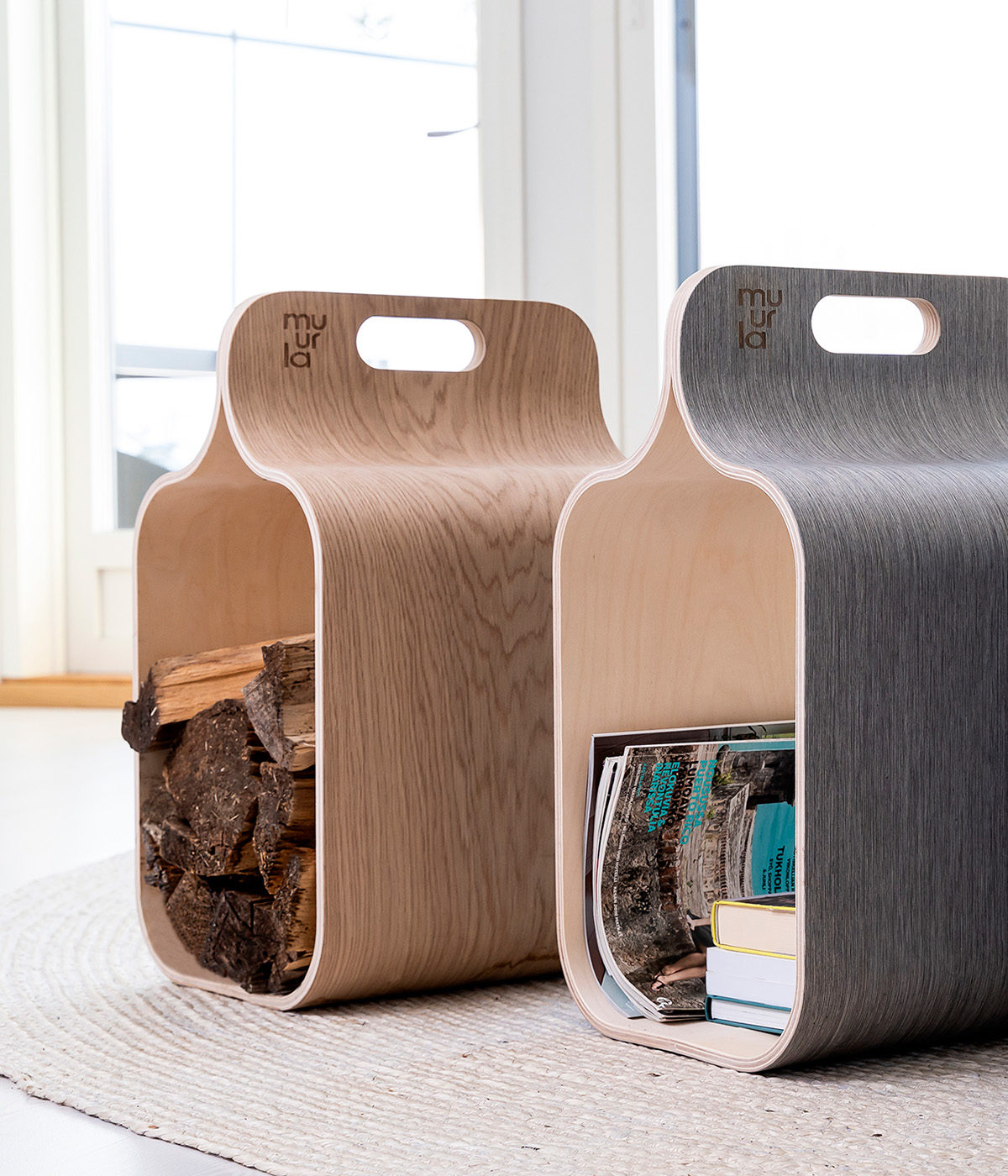 Carrier förvaringskorg, grå