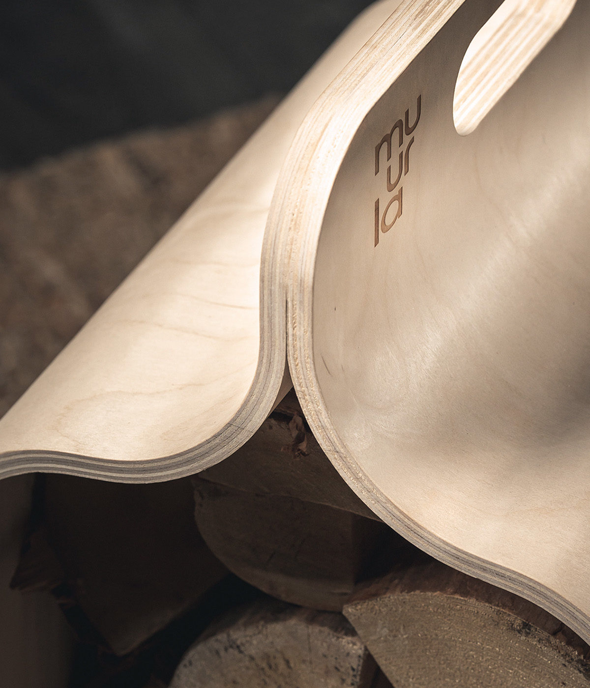 Carrier förvaringskorg, björk