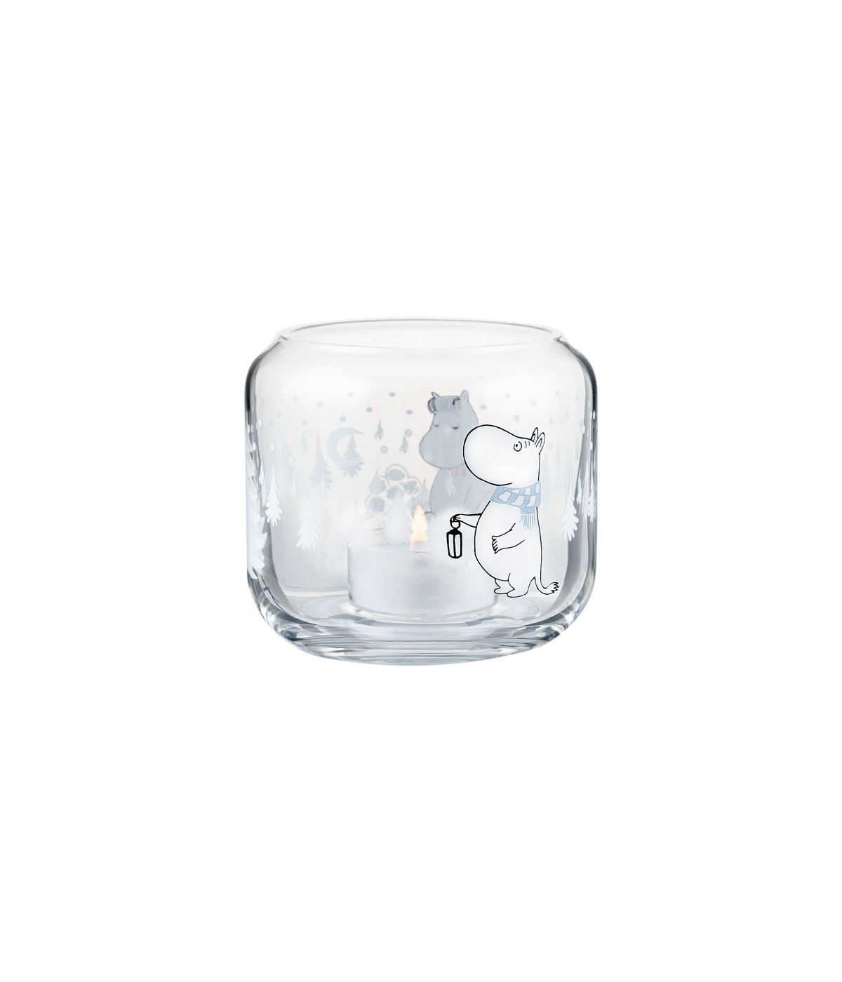 Moomin ljushållare/skål 8 cm, Snowfall