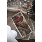 Rektangulär marmorbricka