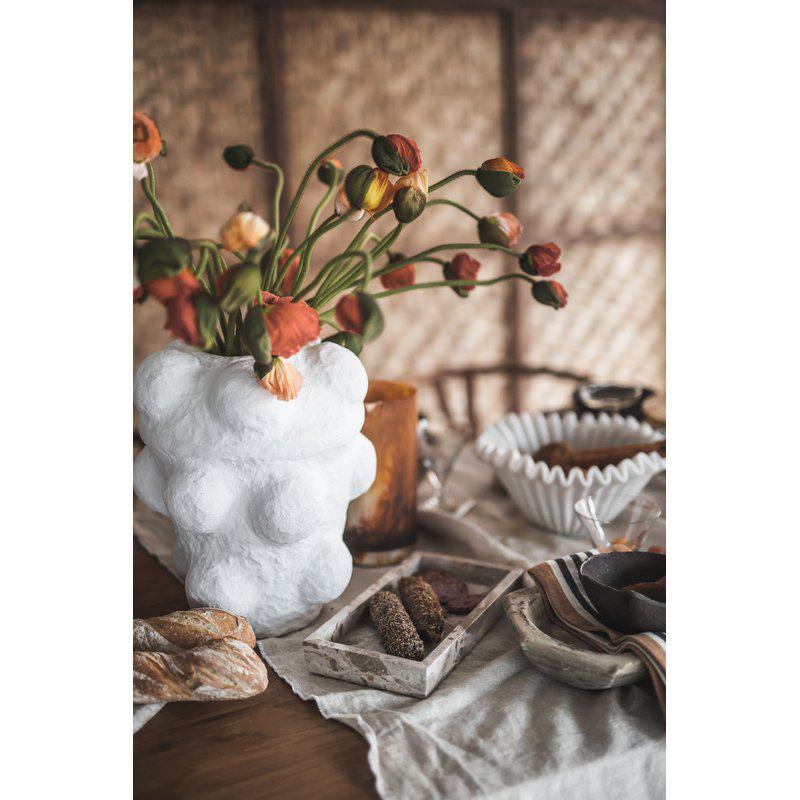 Rektangulär marmorbricka