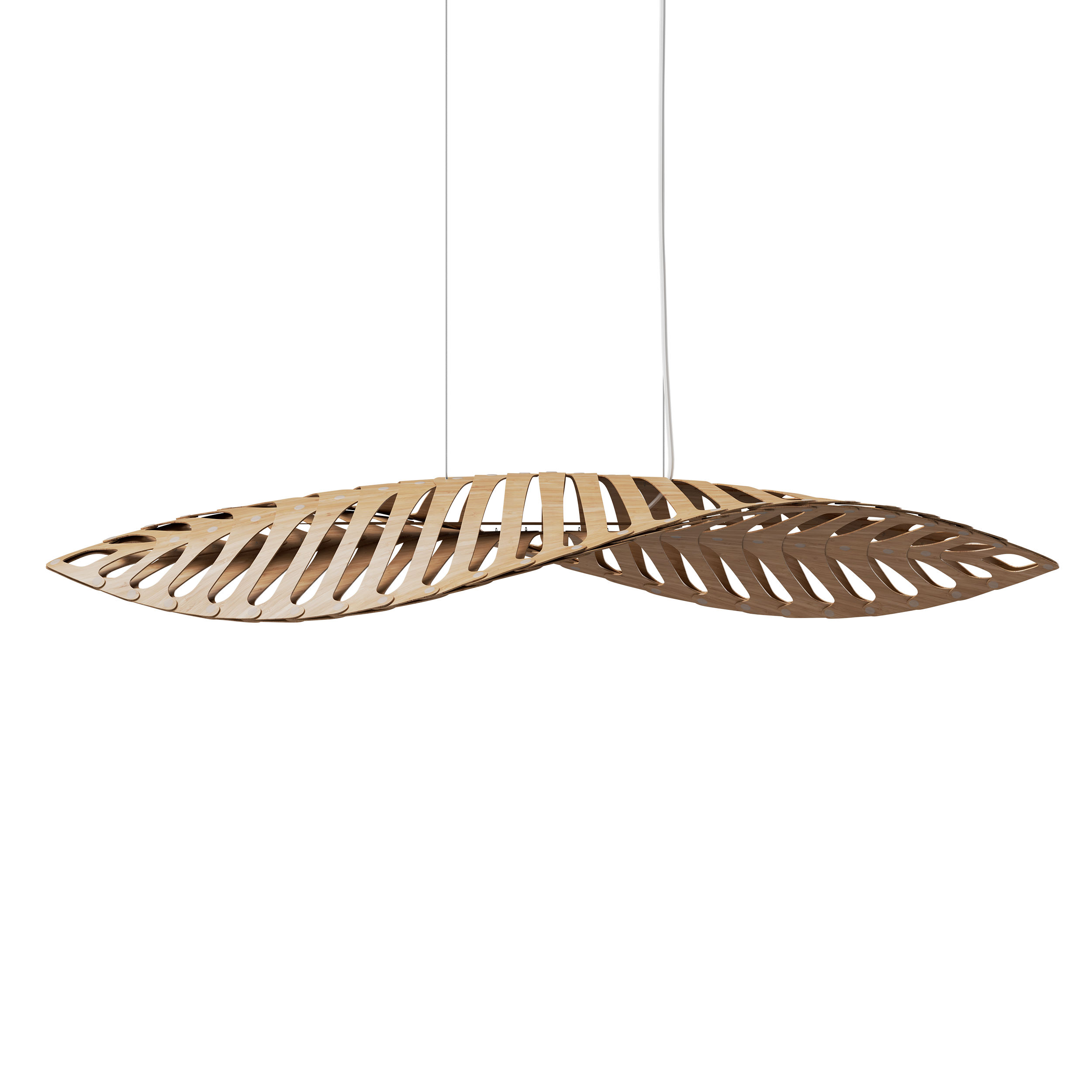 Navicula Taklampa Small, White 1 Side