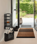 Rack väggmonterad hylla Dot svart, 27x35x75 cm