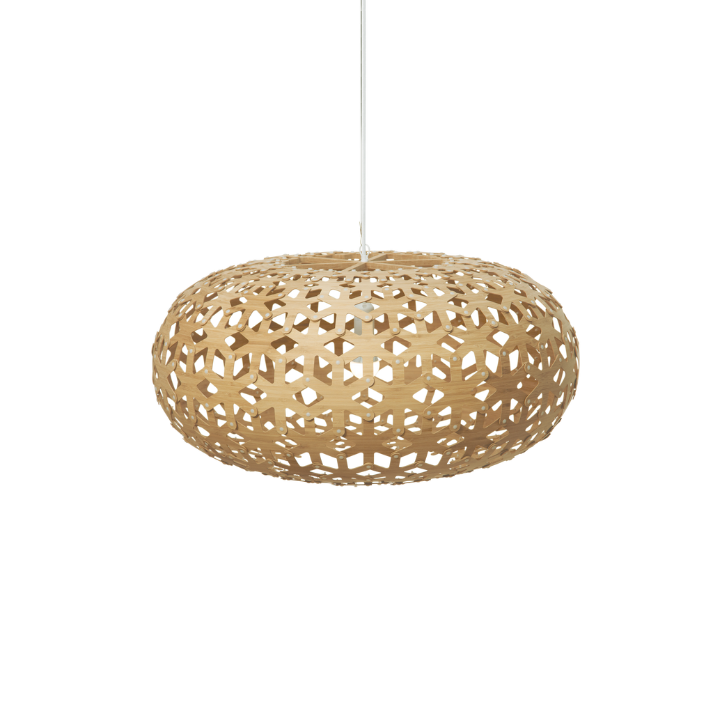 Snowflake Taklampa 1000mm, Bambu