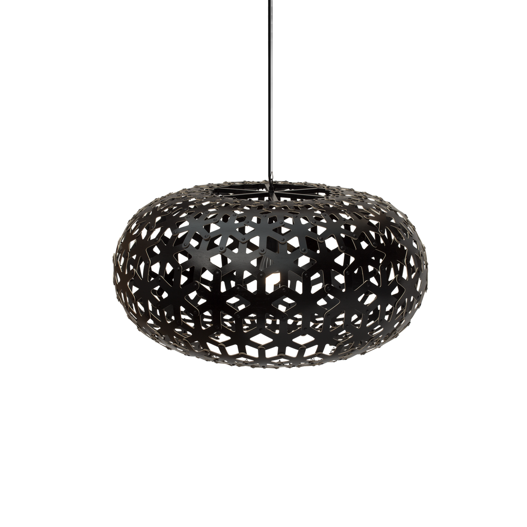 Snowflake Taklampa 1000mm, Black 2 Side