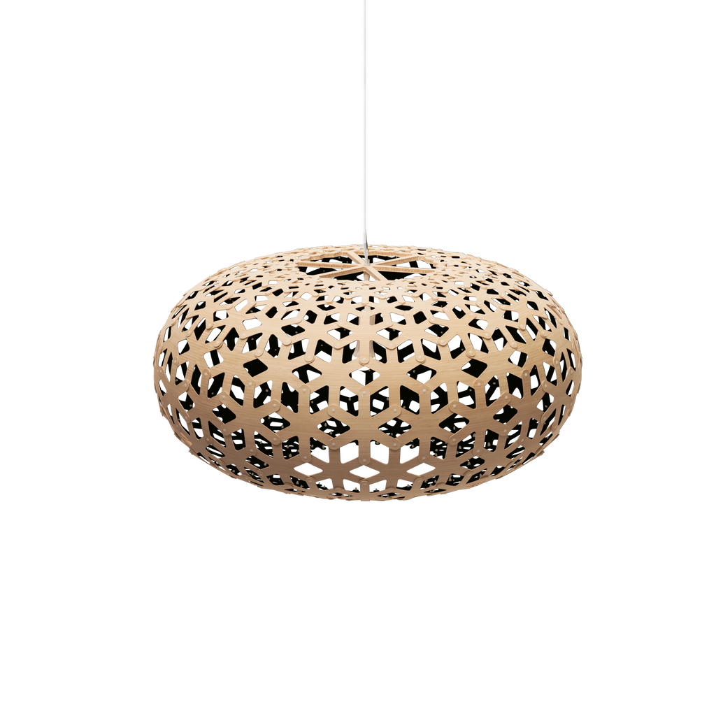 Snowflake Taklampa 800mm, Black 1 Side