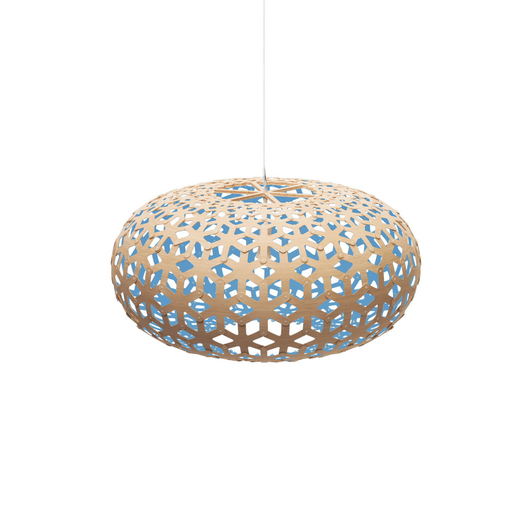 Snowflake Taklampa 800mm, Blue