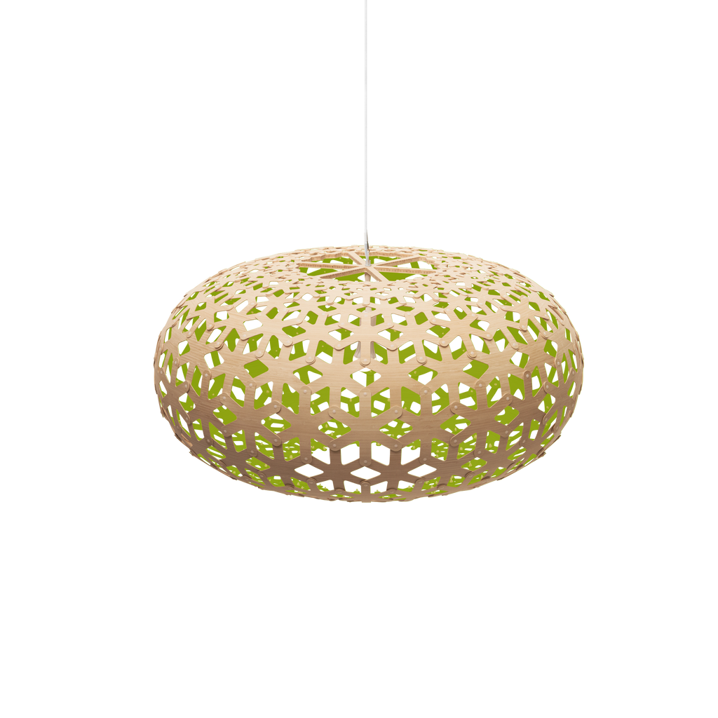 Snowflake Taklampa 800mm, Lime