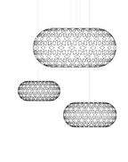 Snowflake Taklampa 1000mm, Orange