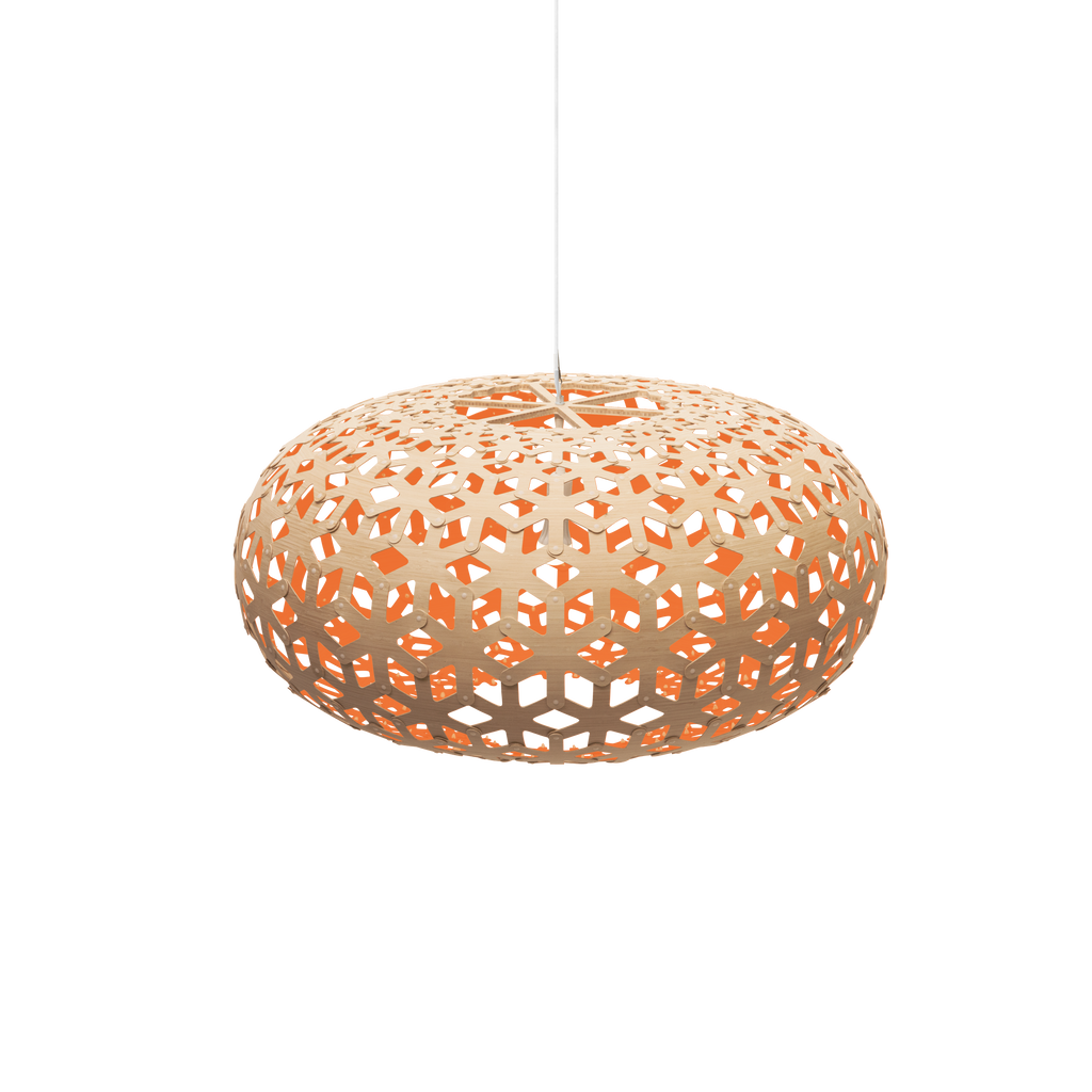 Snowflake Taklampa 800mm, Orange