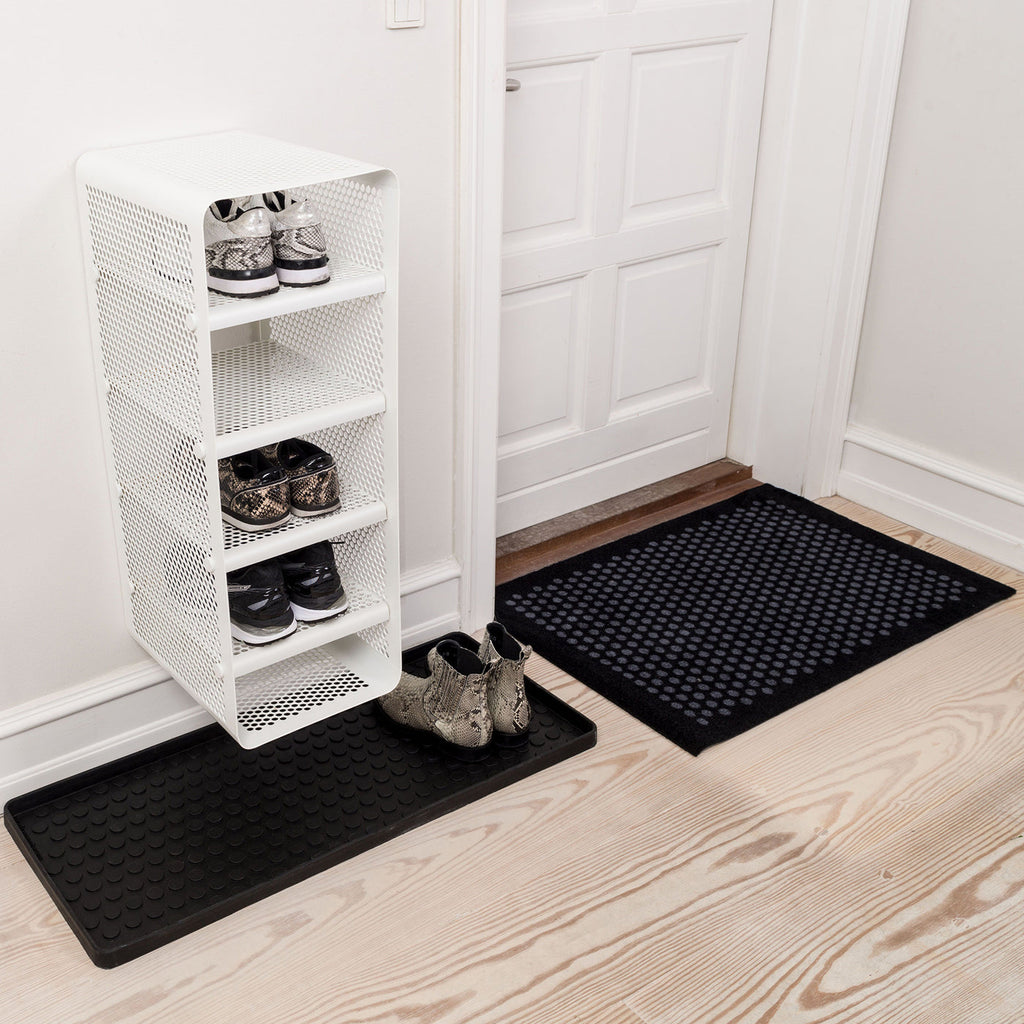 Rack väggmonterad hylla Dot vit, 27x35x75 cm