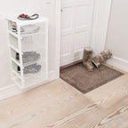 Rack väggmonterad hylla Dot vit, 27x35x75 cm