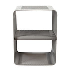 Rack väggmonterad hylla Dot grå/taupe, 27x35x35 cm