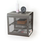 Rack väggmonterad hylla Dot grå/taupe, 27x35x35 cm