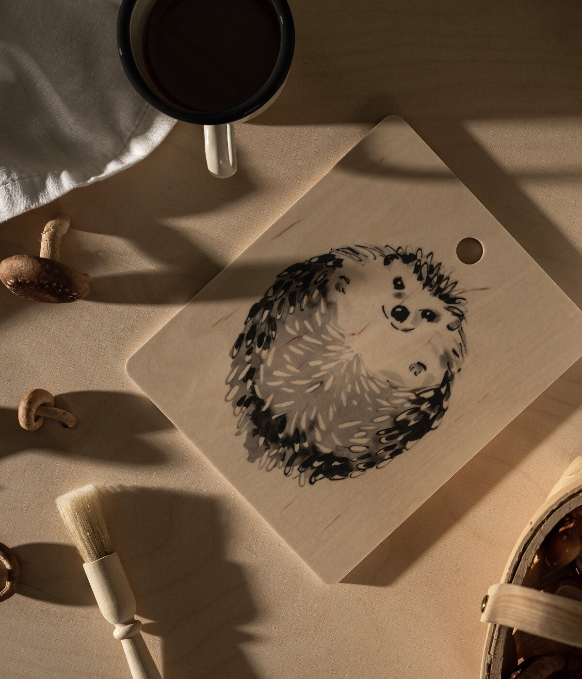 Teemu Järvi Chop & Serve skärbräda 18x22 cm, Hedgehog