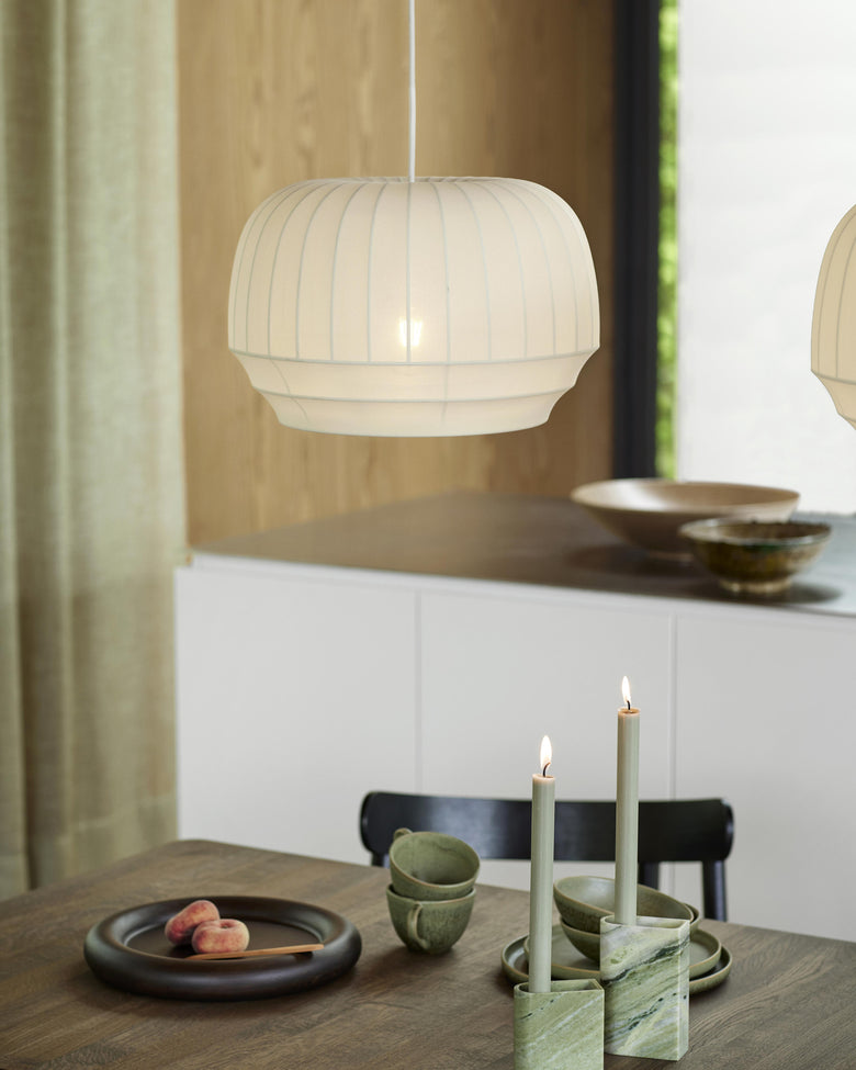 Monolit ljusstake Vägg blandad grön marmor