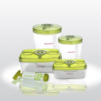 Vacucraft Förvaringsburk med Pump, 4 delar