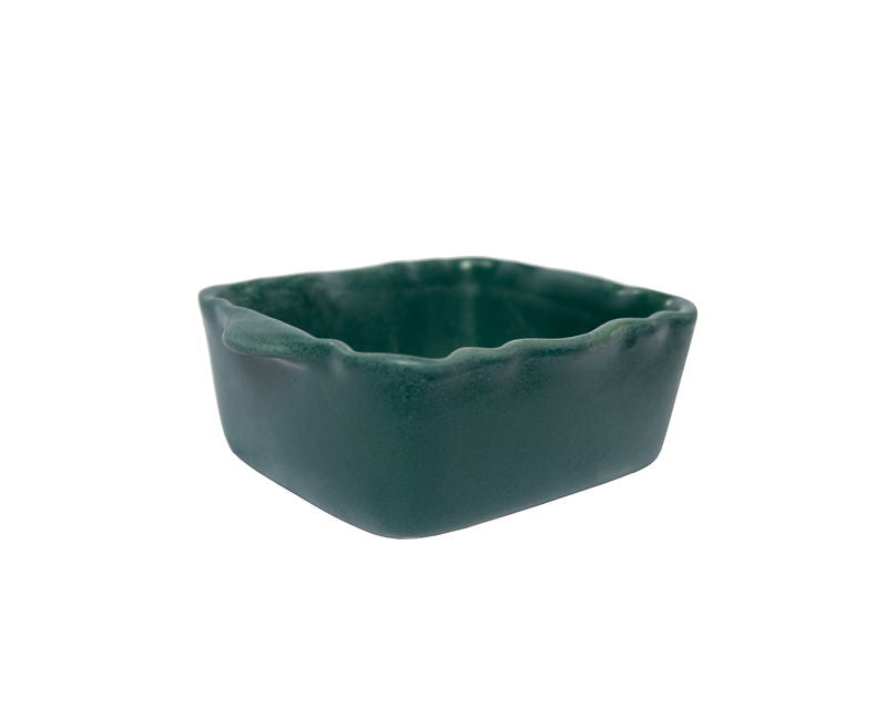 Gratängform Provence "Stora Bregott", 18x14x7 cm, Mörkgrön