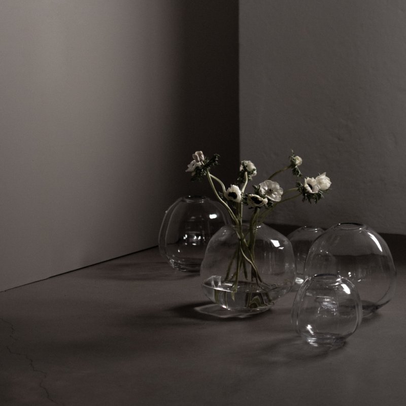 Pebble Vase, Clear Small