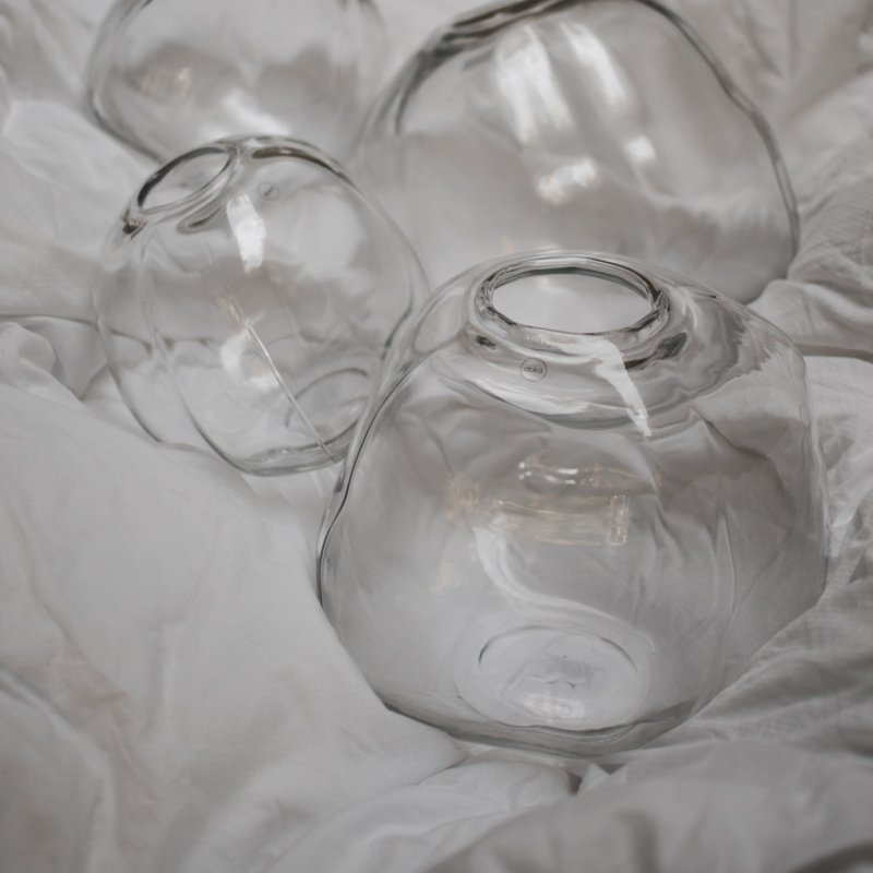 Pebble Vase, Clear Small
