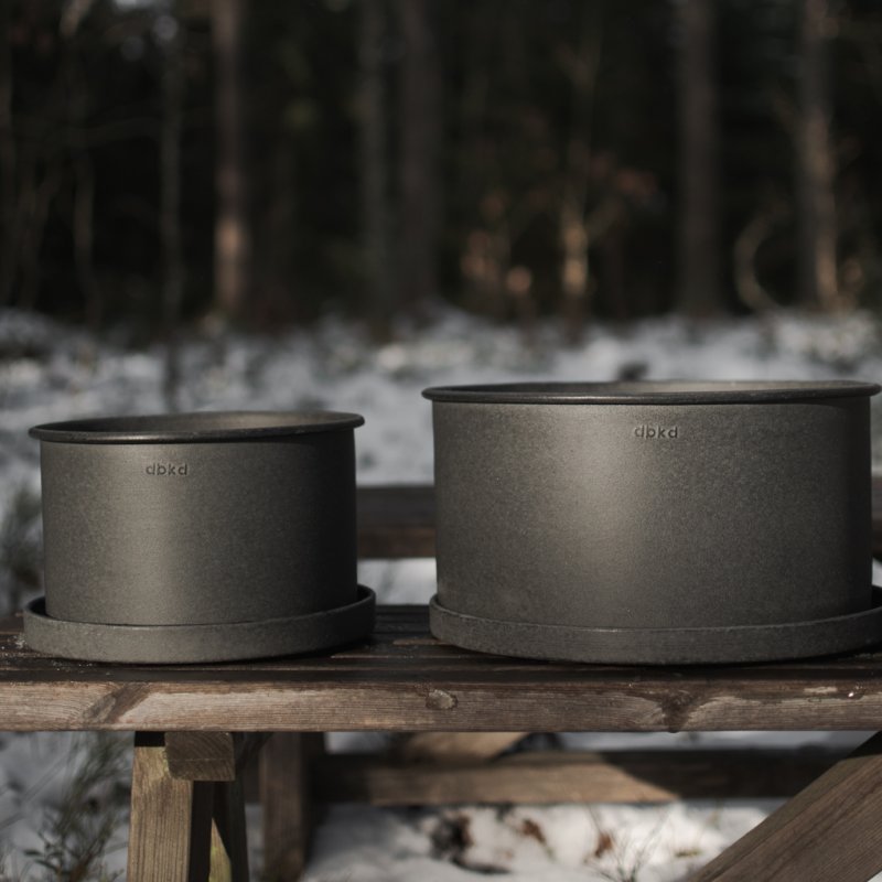 Plant Bowl 2-set, Svart