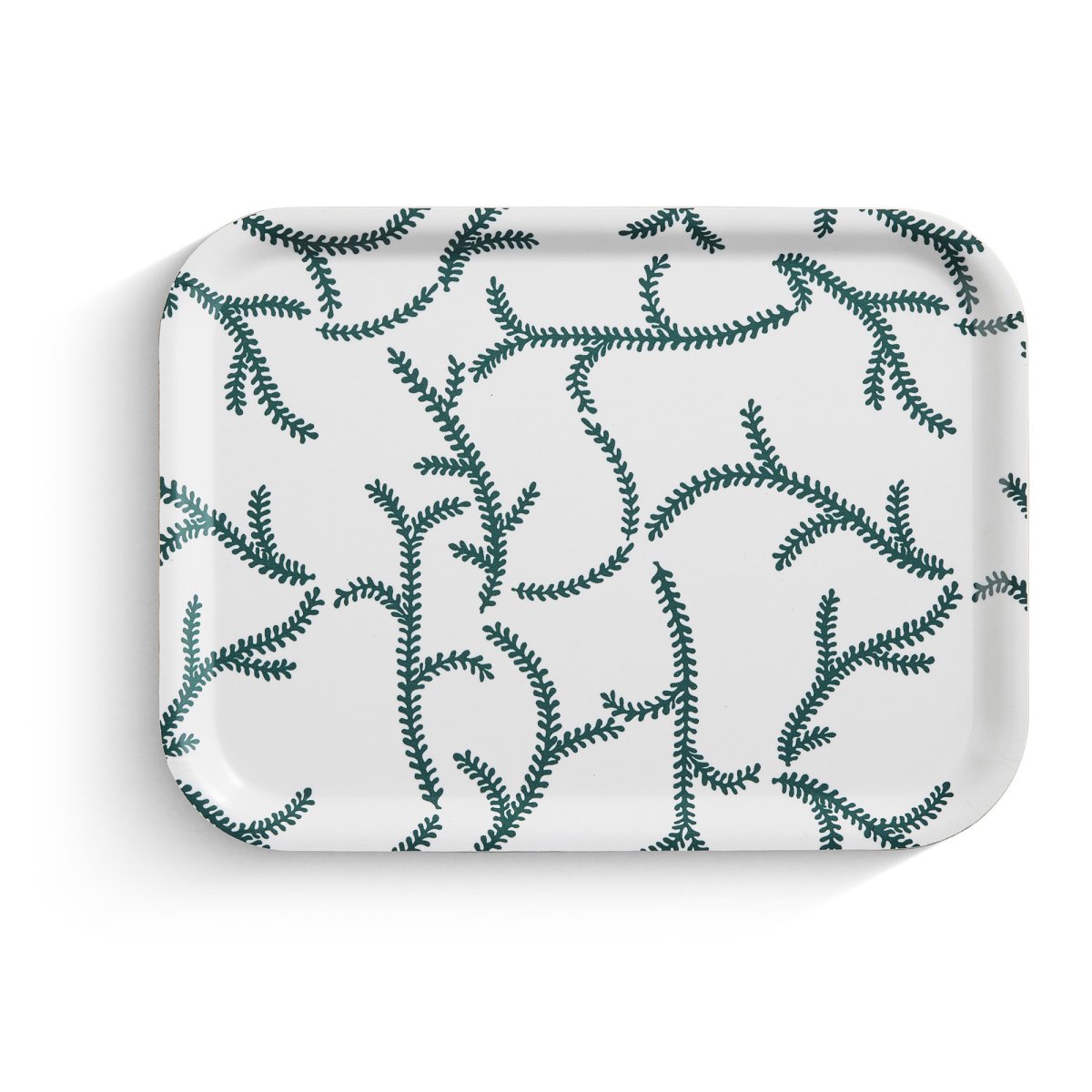 Bricka 20x27 cm, Glimra Grön