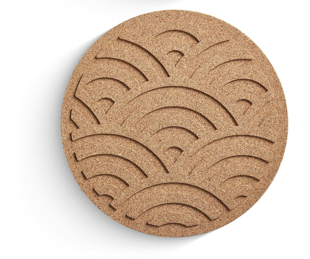 Grytunderlägg WAVES, Naturkork