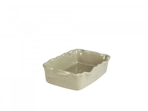 Gratängform Provence rektangulär, 39,5x26,5x8 cm, Beige