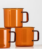 Glasmugg i borosilikatglas 6-pack, Amber 3,5 dl