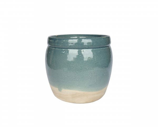 Blomkruka Andalusien, 18x17,5 cm, Havsblå-grön