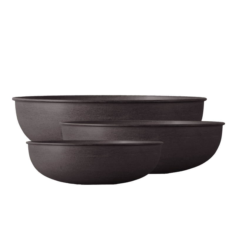 OUT Bowl 3-set, Brun