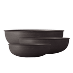 OUT Bowl 3-set, Brun