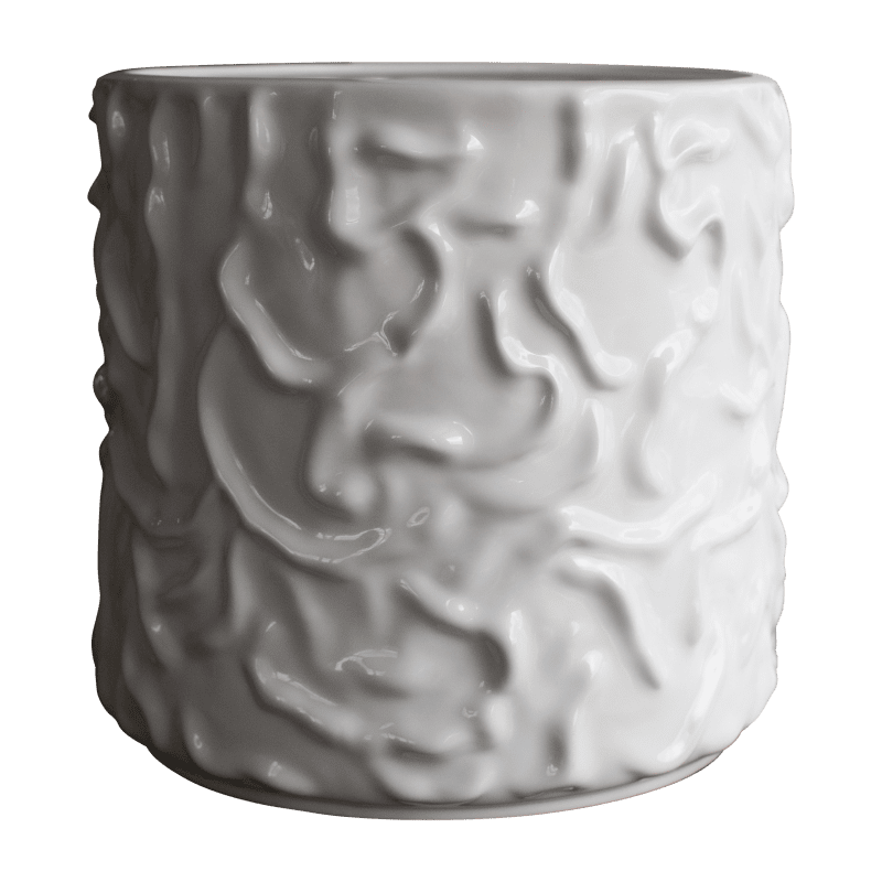 Swoon Kruka Shiny White, Large