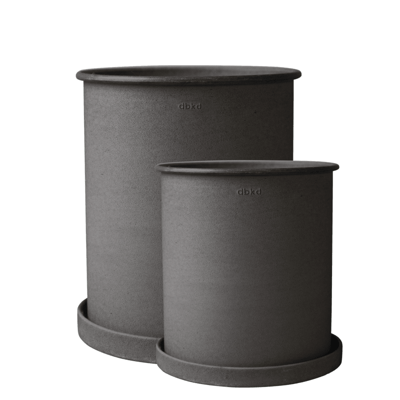 Plant Pot Large 2-set, Brun