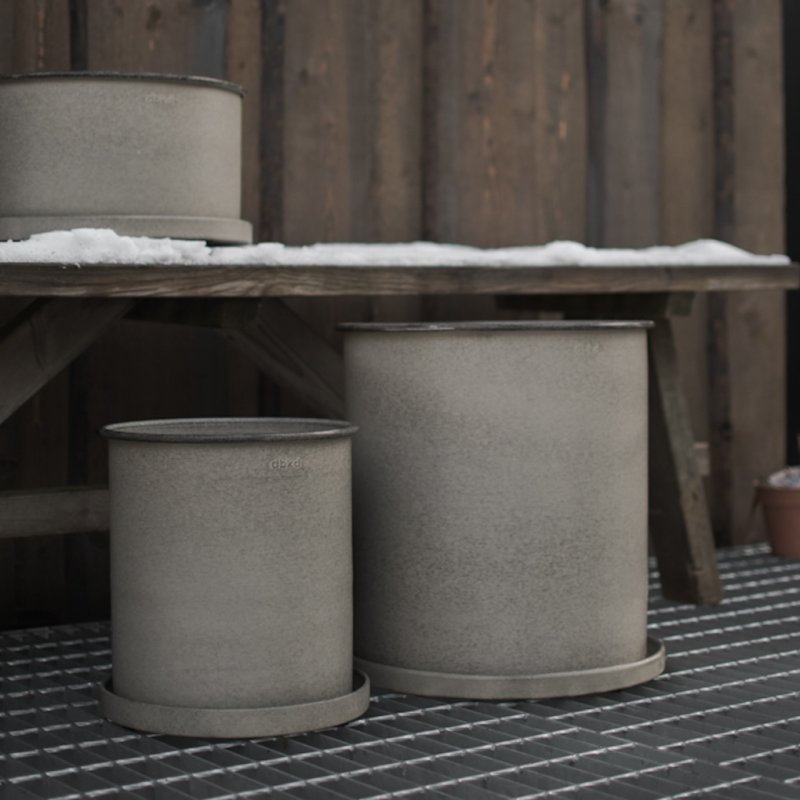 Plant Pot Large 2-set, Beige