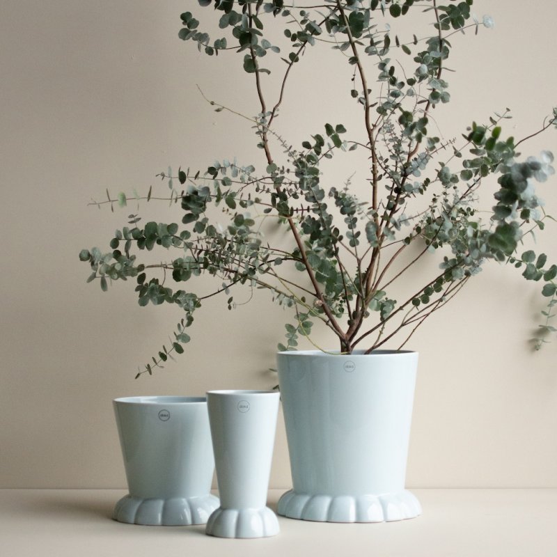 Flora Pot large - light blue