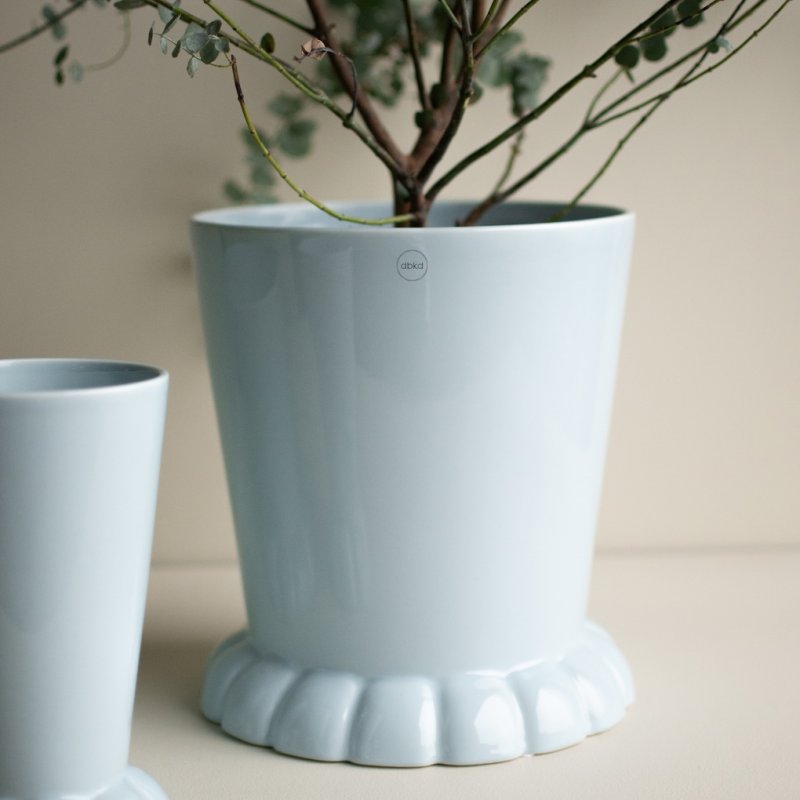 Flora Pot large - light blue