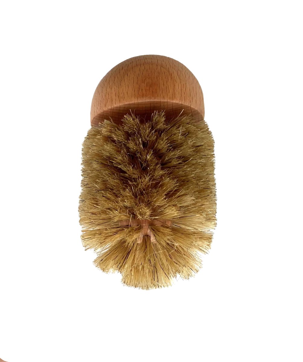 Diskborste i bok och naturfiber