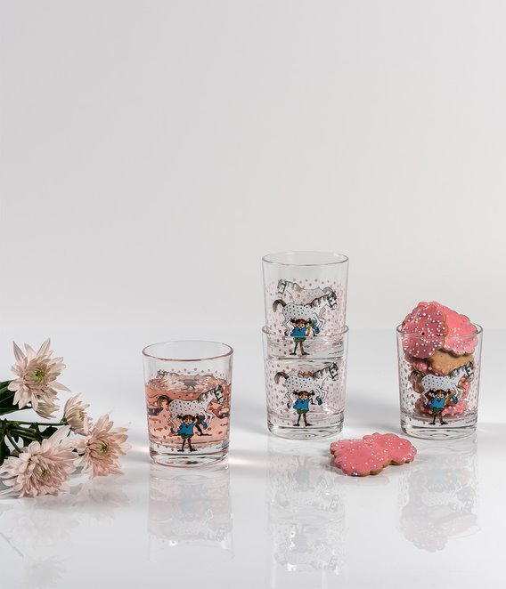 Pippi Långstrump by Muurla – Dricksglas Pippi och Hästen 20 cl