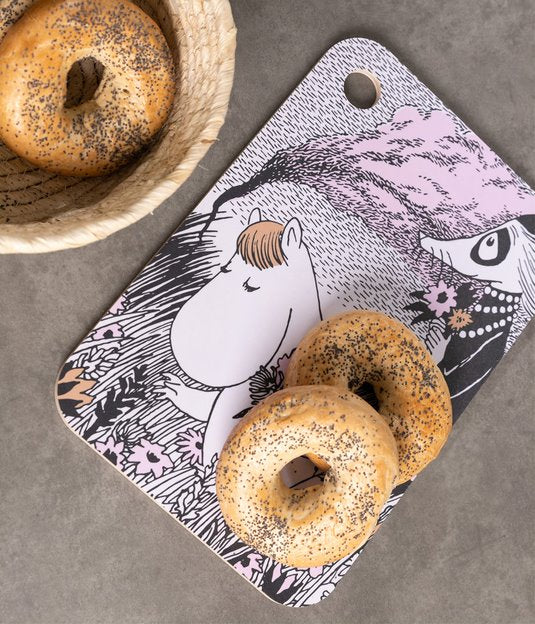 Moomin Chop & Serve skärbräda 21x31 cm, Summer Night