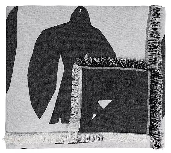 Early Bird vävd filt 260x260 cm, Beluga