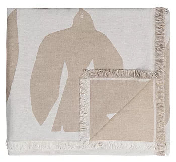 Early Bird vävd filt 130x170 cm, Sand