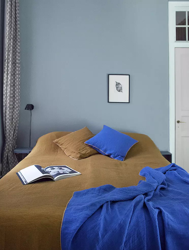 Evy vävd filt 130x190 cm, Ginger