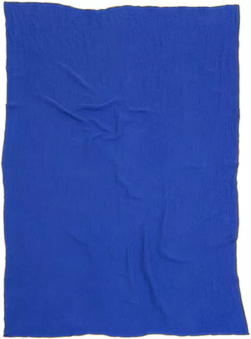 Evy vävd filt 130x190 cm, Cobalt