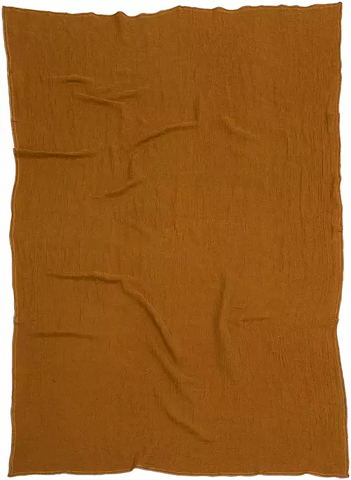 Evy vävd filt 130x190 cm, Ginger