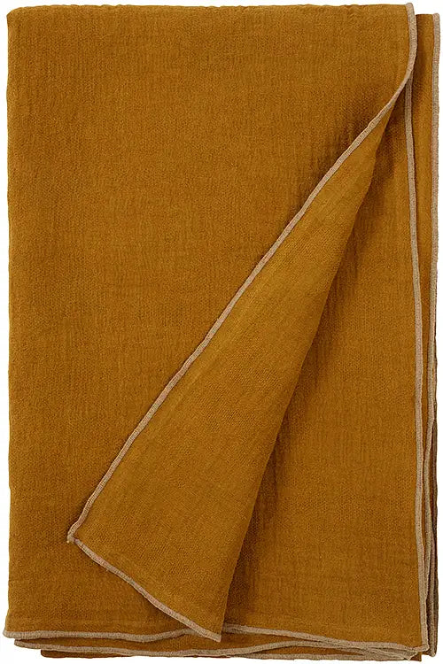 Evy vävd filt 130x190 cm, Ginger